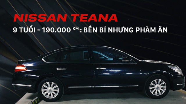 Người dùng tiết lộ sức bền của Nissan Teana sau 9 năm và 190.000 km, tiếp tục lên dự định xuyên Việt