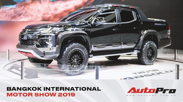 Cận cảnh Mitsubishi Triton Absolute Concept đối đầu Ford Ranger Raptor