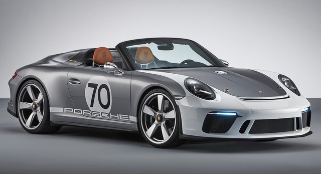 Porsche chuẩn bị phiên bản đặc biệt cuối cùng chia tay 911 đời cũ, có thể là bản mui trần Speedster - Ảnh 1.