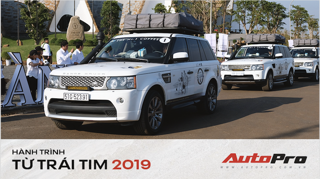 Có gì bên trong những chiếc Range Rover của Trung Nguyên ở Hành trình từ trái tim 2019?