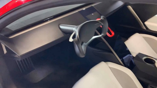 Lộ diện nội thất siêu xe hứa hẹn tăng tốc nhanh nhất thế giới Tesla Roadster
