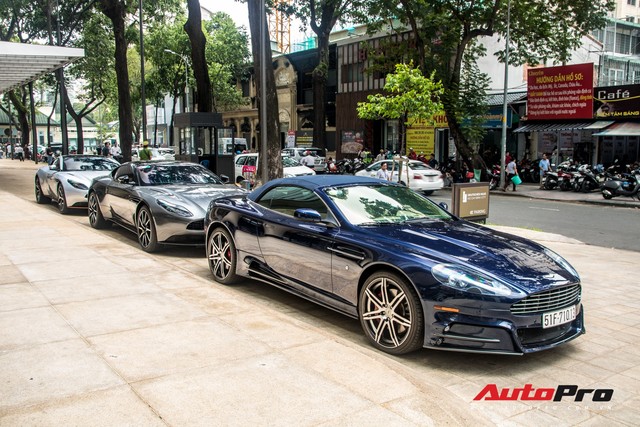 Loạt xế tiền tỷ Aston Martin của đại gia Việt nối đuôi nhau đi bảo dưỡng tại Sài Gòn - Ảnh 4.