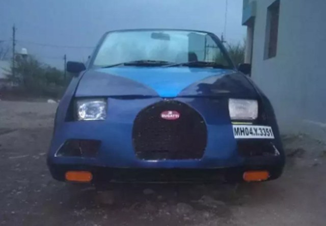 Bugatti Veyron mui trần Made in Ấn Độ làm người xem phì cười - Ảnh 4.