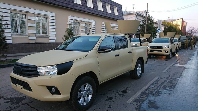 Bất ngờ lớn khi đặc nhiệm Nga cũng tin dùng chiến xa bán tải Toyota Hilux - Ảnh 2.