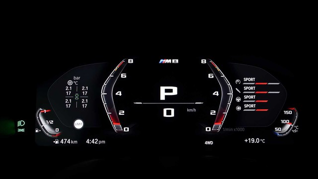 BMW tiếp tục nhá hàng M8, hé lộ chế độ lái M, công nghệ phanh mới - Ảnh 3.