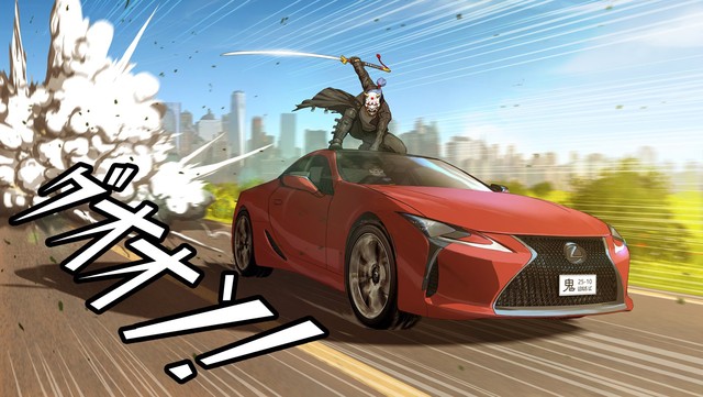 Xem Lexus xuất hiện trong truyện tranh dưới bàn tay tài năng của các họa sĩ toàn cầu - Ảnh 3.
