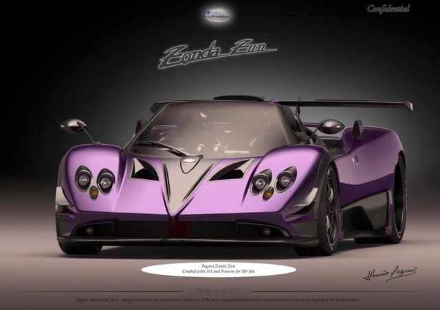 Pagani Zonda siêu đắt đỏ cho đại gia thích tím thủy chung - Ảnh 1.