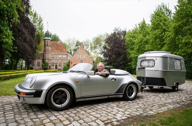 Chuyện lạ: Độ xế Porsche cổ 30 năm tuổi để gắn thêm nhà mini đằng sau - Ảnh 1.