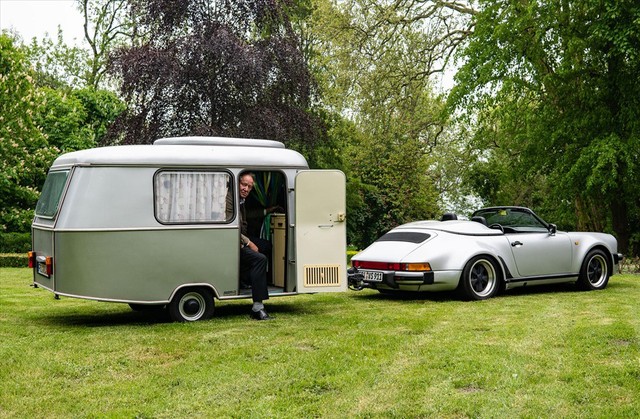 Chuyện lạ: Độ xế Porsche cổ 30 năm tuổi để gắn thêm nhà mini đằng sau - Ảnh 4.