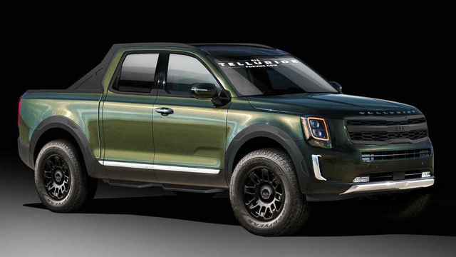 Kia sắp tung bán tải cạnh tranh Ford Ranger