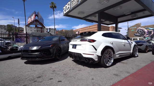 Siêu SUV Lamborghini Urus gây ấn tượng mạnh nhờ bộ bodykit thân rộng hầm hố