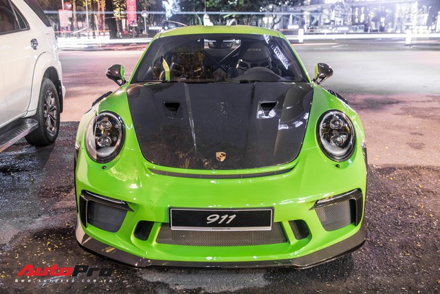 Porsche 911 GT3 RS Lizard Green độc nhất Việt Nam lần đầu ra phố Sài Gòn, thêm nhiều chi tiết độ TechArt Carbon khủng - Ảnh 5.