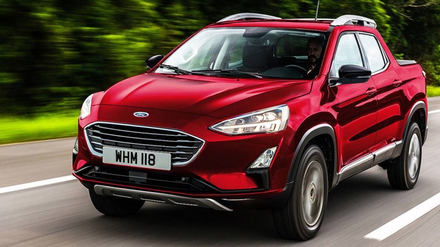 Đàn em Ford Ranger với khung gầm Focus lộ nhiều thông tin mới
