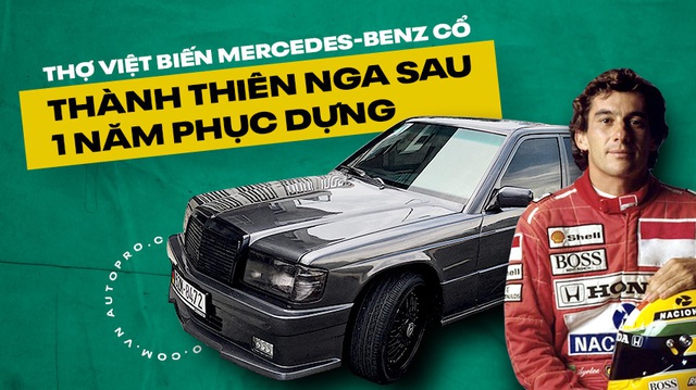 Người chơi xe Biên Hoà phục dựng Mercedes-Benz 190E đời 1988: Hy sinh ‘con cưng’ đổi lấy ‘xác khô’ và biến thành bản độ độc đáo tưởng nhớ thần tượng