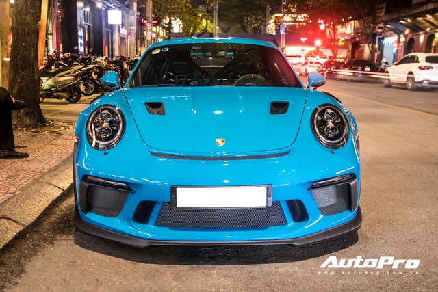 Đại gia Việt tậu pô hàng hiệu cho Porsche 911 GT3 RS Miami Blue độc nhất Việt Nam - Ảnh 4.
