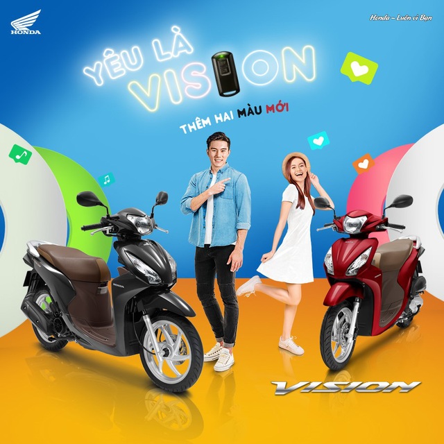 ‘Vua xe ga’ Honda Vision thêm phiên bản mới, giá từ gần 30 triệu đồng - Ảnh 1.