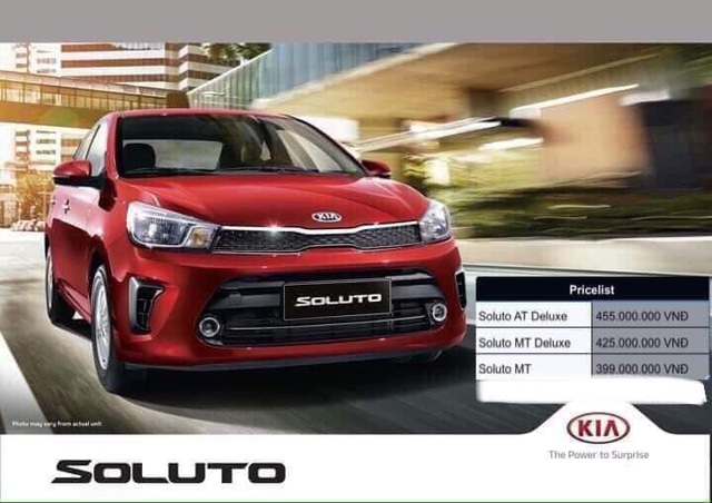 Kia Soluto lộ giá bán chưa đến 400 triệu đồng - xe hạng B giá ngang VinFast Fadil - Ảnh 2.