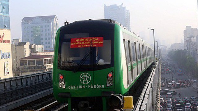 Hà Nội dự kiến chi hơn 14 tỷ đồng trợ giá đường sắt Cát Linh - Hà Đông mỗi năm