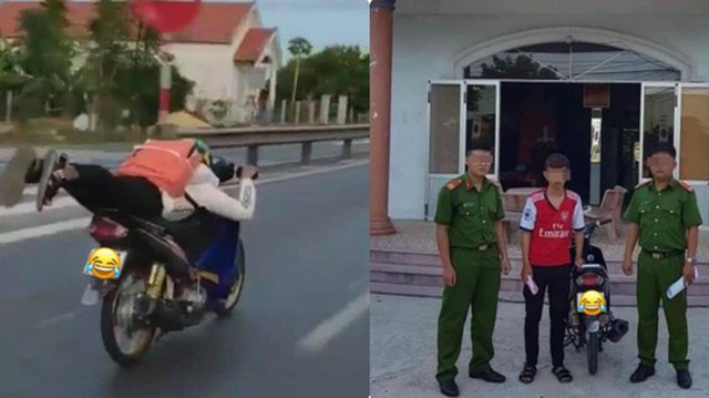 Đi xe máy như 'diễn xiếc' giữa phố, nam thanh niên bị dân mạng chỉ trích gay gắt