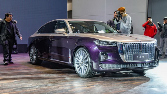 Xe sang Trung Quốc Hongqi H9 'nhảy' thiết kế Cadillac, Rolls-Royce và Maybach để đấu Mercedes-Benz E-Class