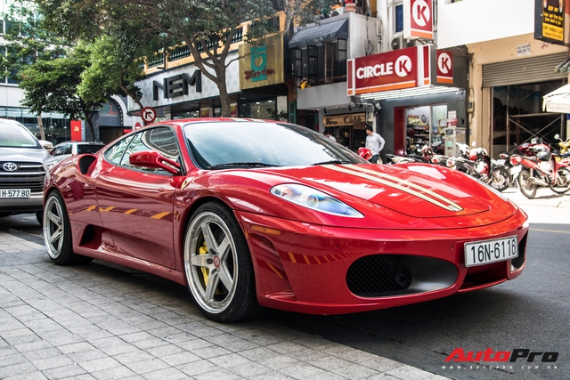 Hàng hiếm Ferrari F430 tái xuất trên phố Sài Gòn, bộ mâm đinh tán là chi tiết nổi bật nhất - Ảnh 6.