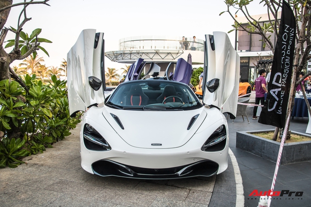 McLaren 720S Spider doc nhat Viet Nam lan dau xuat hien hoan toan truoc cong chung danh tinh chu nhan van con bi an