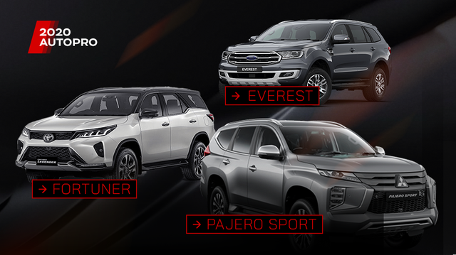 Pajero Sport đấu Fortuner và Everest: Cuộc đua trang bị của 'tam mã' SUV giá hơn 1 tỷ đồng tại Việt Nam