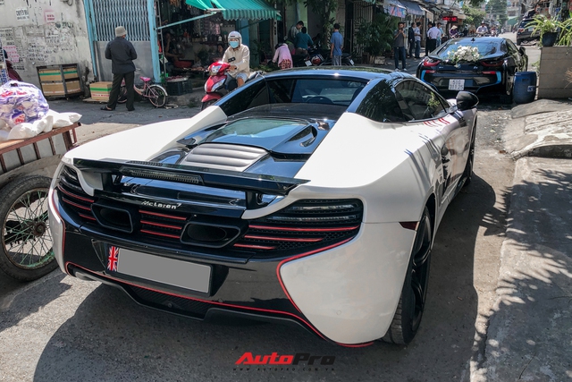 Chồng Diệp Lâm Anh, em họ Xemesis, đổi màu McLaren 650S Spider theo phong cách xe đua - Ảnh 10.