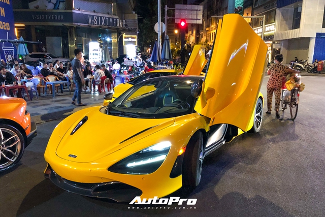 Doanh nhân lan đột biến mang McLaren 720S offline cùng Evo Team, nổi bật nhất đoàn với phong cách Tron Legacy - Ảnh 7.