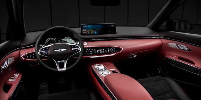 Genesis GV70 ra mắt: Dùng thiết kế phong cách, động cơ tăng áp đấu Audi Q5, BMW X3 - Ảnh 4.