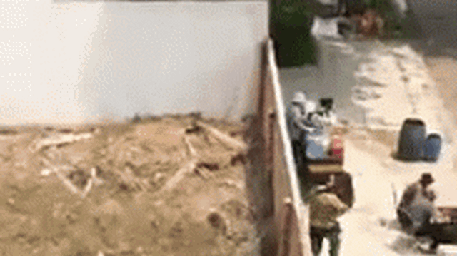 Clip: Ô tô mất lái lao lên vỉa hè, phản ứng của một người đàn ông khiến tất cả đặc biệt chú ý