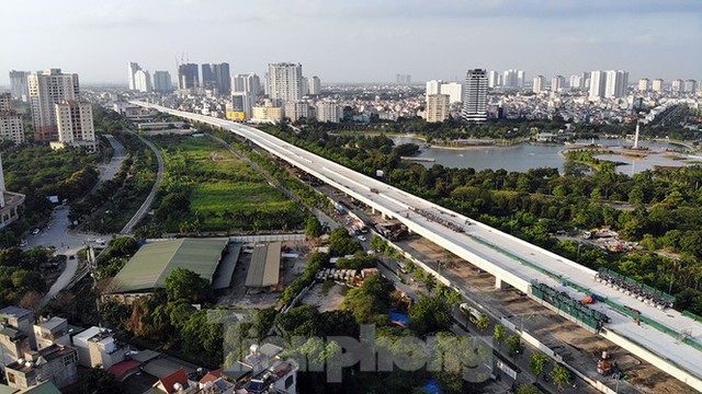 Con đường nghìn tỉ tại Hà Nội dự kiến thông xe vào 30/9 - Ảnh 1.