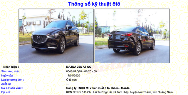 Mazda6 2020 lần đầu lộ ảnh ‘trần trụi’ và thông số kỹ thuật chi tiết tại Việt Nam, cận kề ngày ra mắt đáp trả Toyota Camry - Ảnh 1.