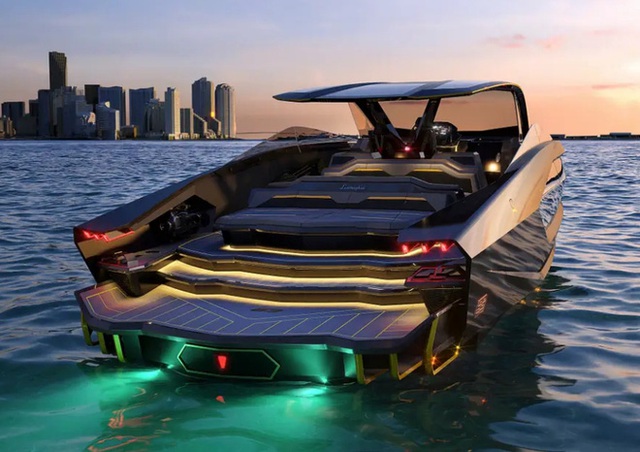 Lamborghini thiết kế du thuyền trông như siêu xe, giá 3,4 triệu USD - Ảnh 2.