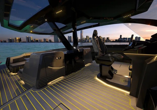Lamborghini thiết kế du thuyền trông như siêu xe, giá 3,4 triệu USD - Ảnh 18.