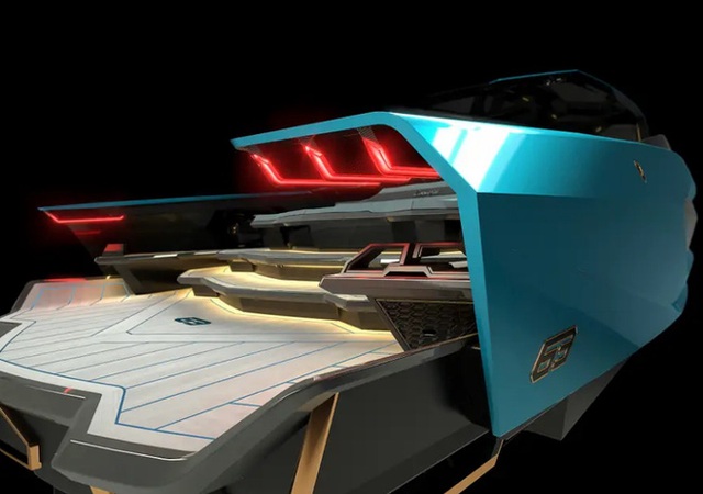 Lamborghini thiết kế du thuyền trông như siêu xe, giá 3,4 triệu USD - Ảnh 7.