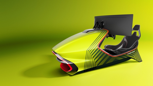 Ngắm bộ trang bị mô phỏng đua xe trị giá hơn 1,5 tỷ đồng của Aston Martin - Ảnh 1.