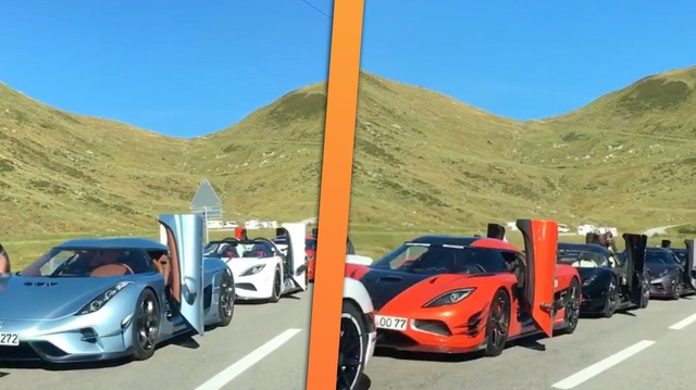 Hội chủ xe Koenigsegg tổ chức offline: Đếm 'sương sương' cũng được 25 triệu USD