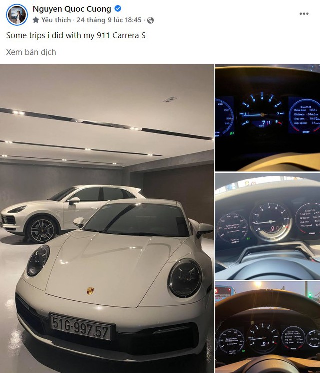 Nguyễn Quốc Cường đến showroom Porsche ấp ủ ý định sắm xe mới, con gái Suchin ‘gợi ý’ bố mua luôn Taycan - Ảnh 3.