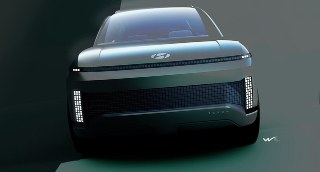 Hyundai SEVEN Concept ra mắt chung sự kiện với bộ đôi VinFast VF: Cửa mở như Rolls-Royce, nội thất tùy biến theo ý thích - Ảnh 3.