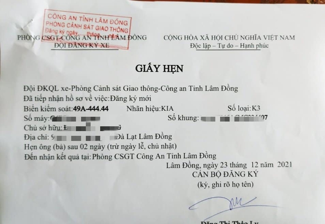 Chủ xe Kia K3 tại Lâm Đồng bốc trúng biển ngũ quý 4, sales tiết lộ có người trả 4 tỷ còn chưa bán - Ảnh 2.