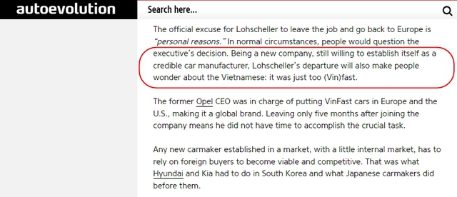 Báo quốc tế nói gì khi ông Michael Lohscheller rời ghế nóng VinFast chỉ sau 5 tháng: Quá nhanh, nhưng khó làm đứt gãy bước tiến của hãng xe Việt - Ảnh 5.