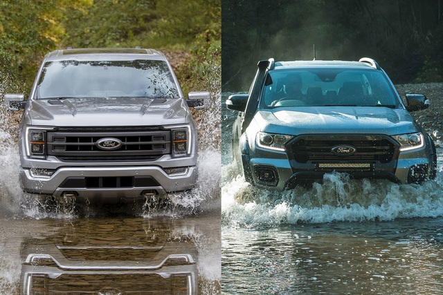 Ford Ranger lội nước tốt hơn F-150 - Xe đắt tiền không phải lúc nào cũng vượt trội hơn xe cỏ - Ảnh 1.
