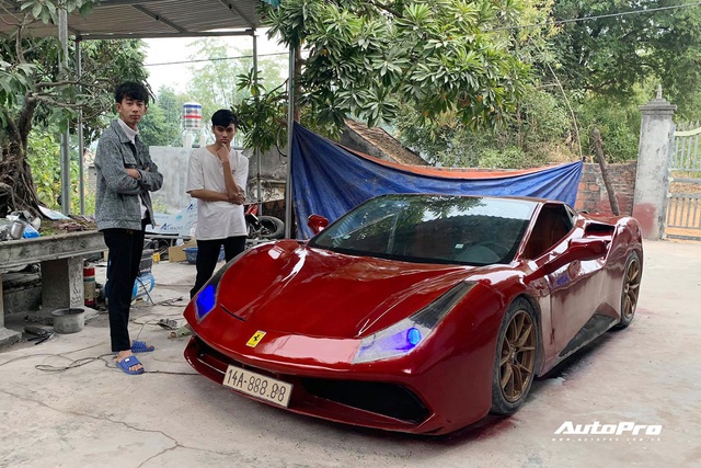 2k Quảng Ninh tự chế siêu xe mô phỏng Ferrari 488 GTB: Mất 4 tháng vừa làm vừa tưởng tượng, đập đi dựng lại nhiều lần, tốn hơn 100 triệu đồng - Ảnh 7.