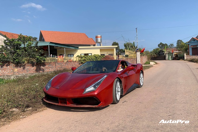 2k Quảng Ninh tự chế siêu xe mô phỏng Ferrari 488 GTB: Mất 4 tháng vừa làm vừa tưởng tượng, đập đi dựng lại nhiều lần, tốn hơn 100 triệu đồng - Ảnh 4.