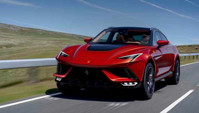 Ferrari tung logo mới cho năm 2022, có thể gắn lên SUV mới cạnh tranh Lamborghini Urus - Ảnh 2.