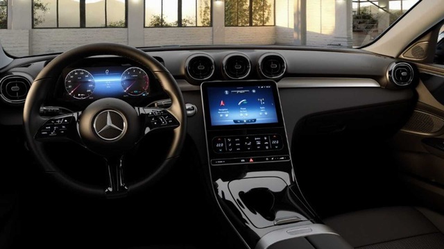 Mercedes-Benz C-Class 2021 công bố nội thất bản rẻ nhất: Bớt giống S-Class nhưng vẫn xa hoa
