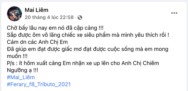 Chân dung cô gái trẻ vừa sắm Ferrari F8 Tributo tại Việt Nam: Từng sở hữu 2 chiếc Mercedes bạc tỷ, sắm cả biệt phủ cho bố mẹ - Ảnh 2.