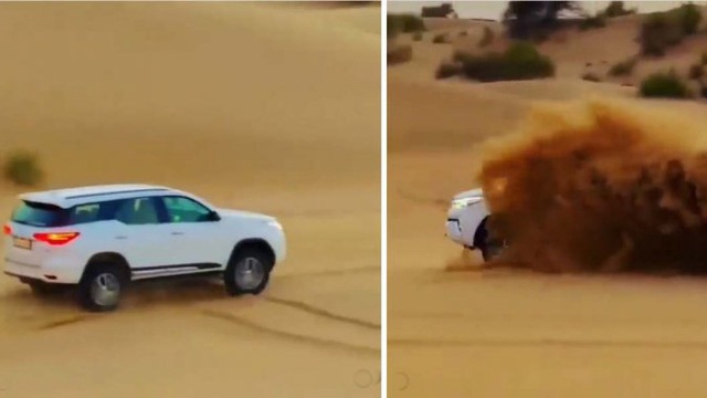 Quyết phá định kiến, chủ xe mang Toyota Fortuner đi chinh phục đồi cát
