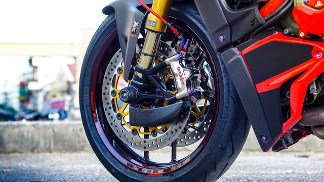 Biker Việt chi gần 1 tỷ đồng độ Ducati Streetfighter V4, riêng bộ mâm ngang ngửa chiếc Honda SH - Ảnh 5.